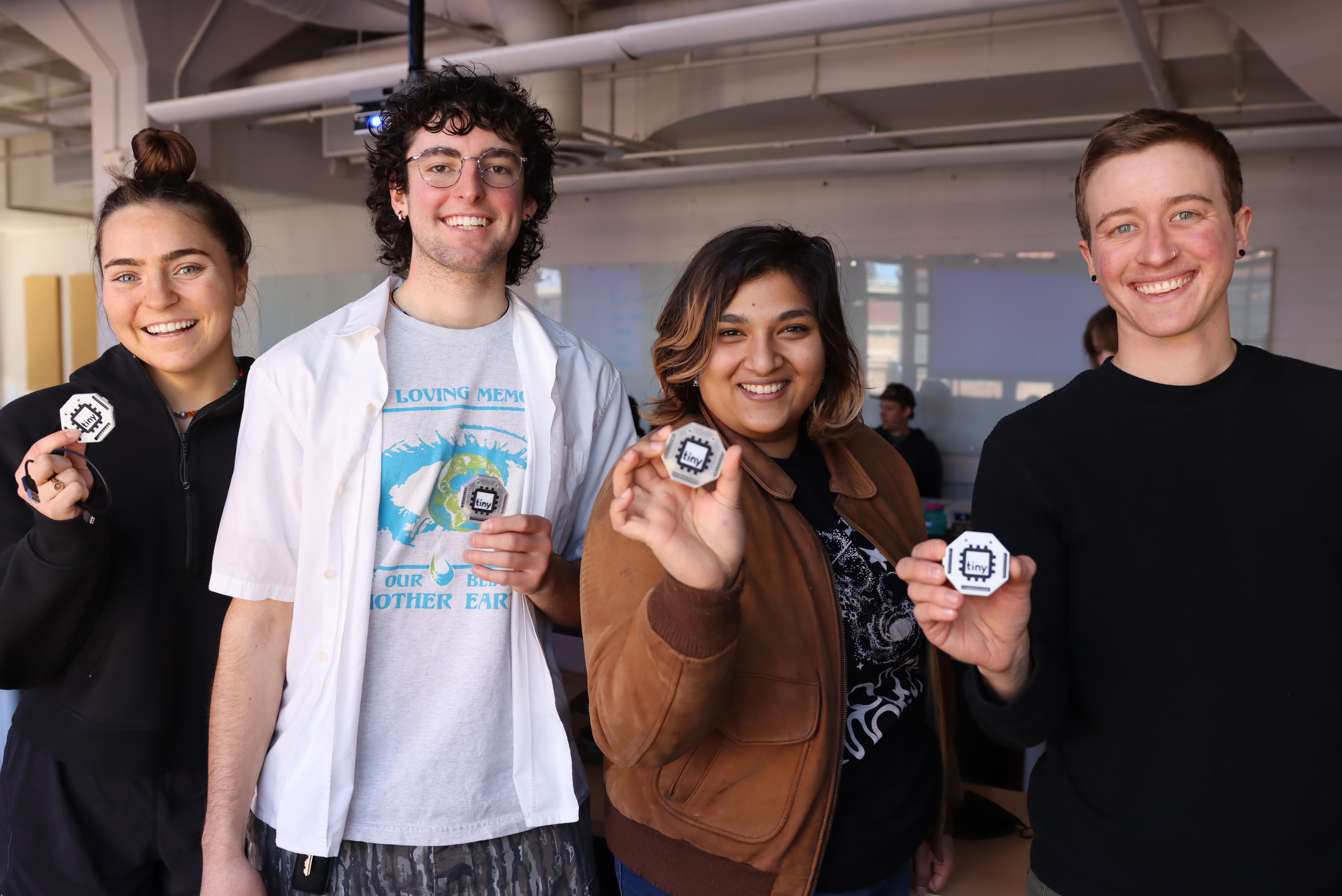Students at event